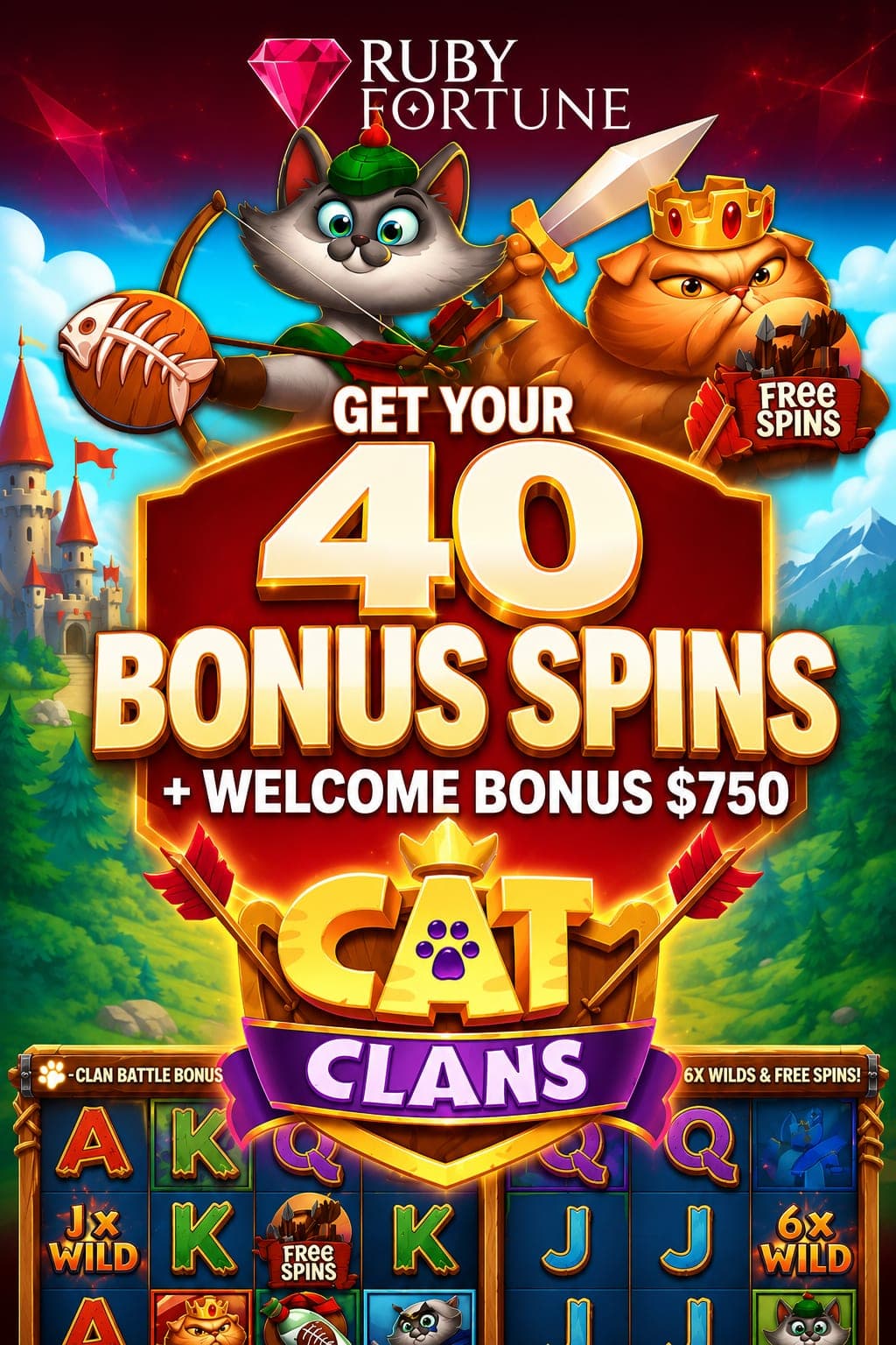 Ruby Fortune bonus offer